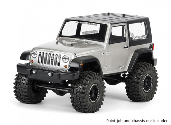 Pro-Line 1/10 Scale Jeep Wrangler Unlimited Rubicon Clear Body For Monster Trucks / Crawlers