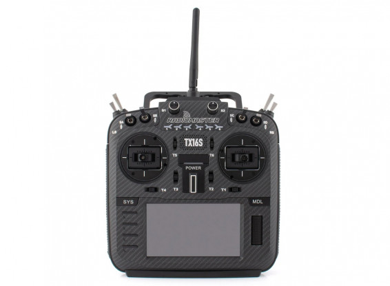 RADIOMASTER TX16S Max MKII (Black Edition) FCC 4-in-1 2.4GHz 16ch Multi-Protocol OpenTx RC Transmitter w/V4.0 Gimbals