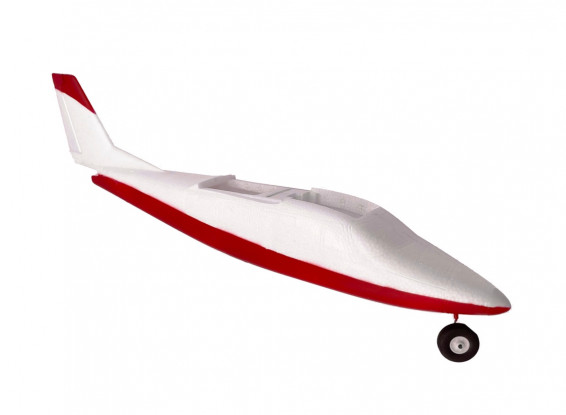 XFLY Partenavia P68 850mm Twin Replacement Fuselage w/Nosegear (Red/White)