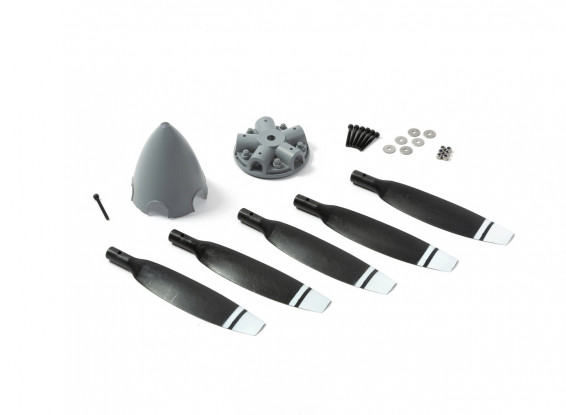 Avios Super Tucano 1600mm Replacement 5-Blade Propeller Set w/Spinner