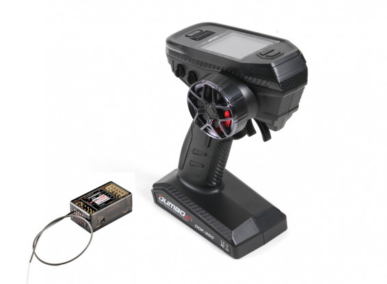 DumboRC DDF-350 2.4GHz 10ch Steer-Wheel Transmitter w/LCD Screen & X6F 6ch Receiver