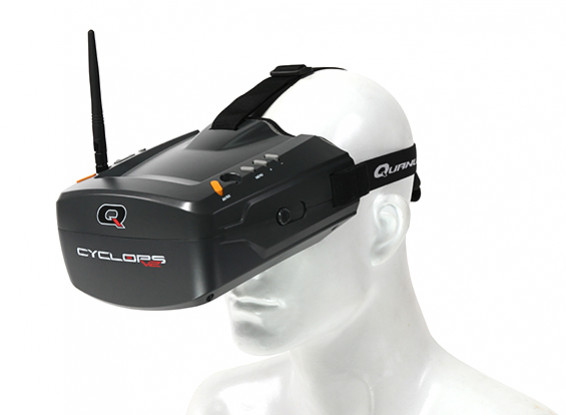Quanum Cyclops V2 FPV Goggle w/ Integrated Monitor and 40ch Receiver