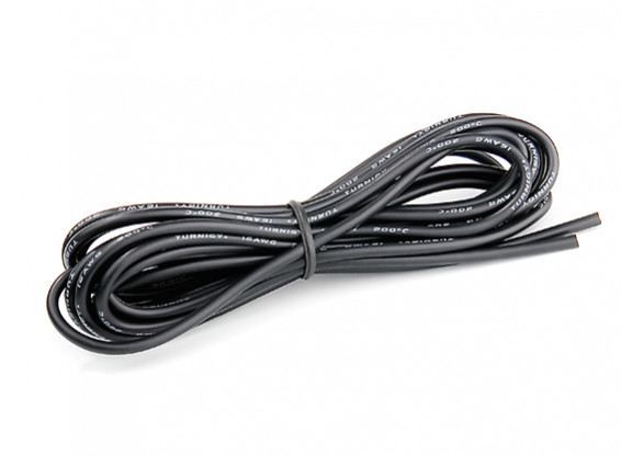 Turnigy High Quality 16AWG Silicone Wire 3m (Black)