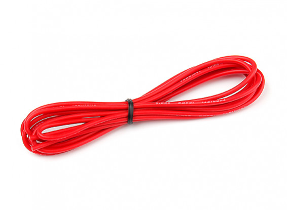 Turnigy High Quality 18AWG Silicone Wire 2m (Red)