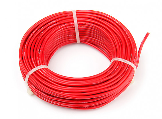 Turnigy High Quality 18AWG Silicone Wire 20m (Red)