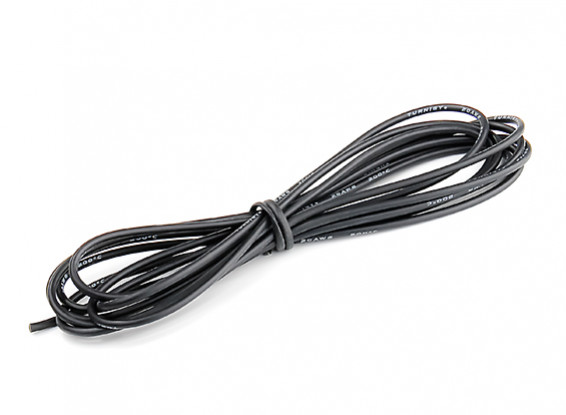 Turnigy High Quality 20AWG Silicone Wire 2m (Black)