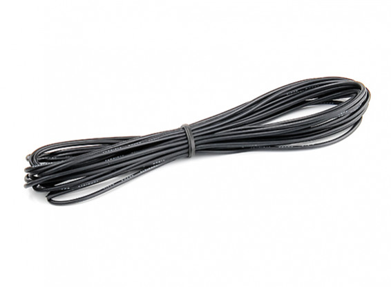 Turnigy High Quality 22AWG Silicone Wire 10m (Black)