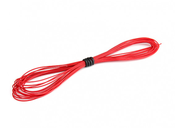 Turnigy High Quality 30AWG Silicone Wire 5m (Red)