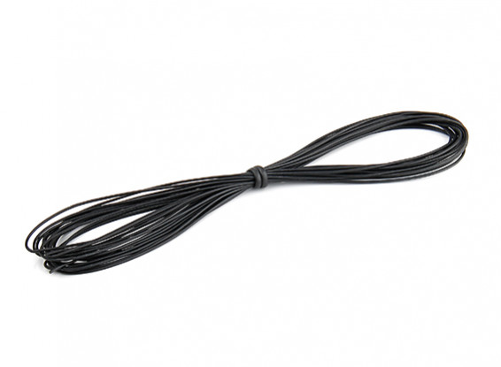 Turnigy High Quality 30AWG Silicone Wire 5m (Black)