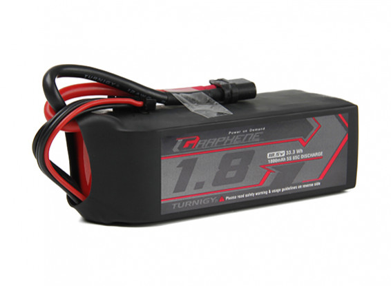 Turnigy Graphene 1800mAh 5S1P 65C Lipo Battery