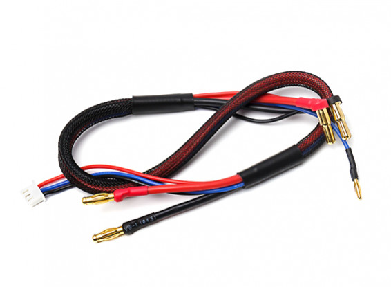 ACI Racing CHARGE LEAD LIPO 4mm Charger To 4/5mm Step Connect RC New USA Pick Co