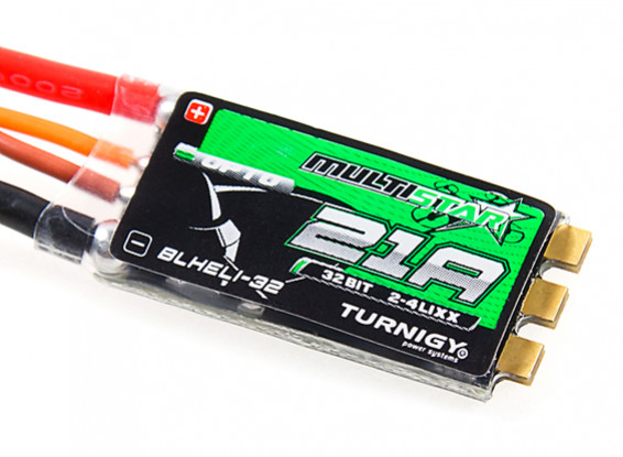 Turnigy Multistar BL-Arm 32bit 21A 2g Race Spec ESC 2~4S (OPTO)