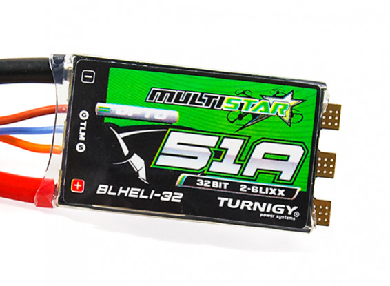 Turnigy MultiStar 32bit 51A Race Spec ESC 2~6S (OPTO) (front)