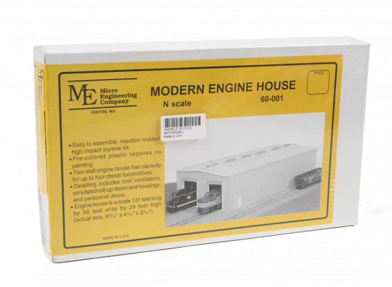 Micro Engineering N Scale Modern 2 Road Engine House Kit (60-001)
