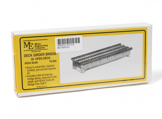 Micro Engineering HOn3 Scale 30ft Open Deck Girder Bridge Kit (75-504)