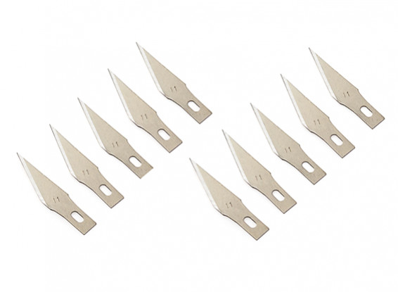 Hobby Precision No 1 Modelling Knife Replacement No 11 Blades (10pcs)