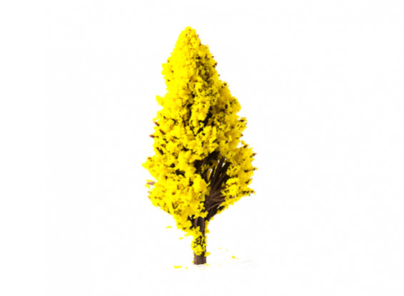 100mm Ready Made Ornamental Tree with Yellow Foliage (1pc)