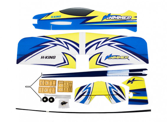Fly Model Hummer H-King Hummer Xtreme 3D EPP Aerobatic Profile Plane 1000mm (39.4