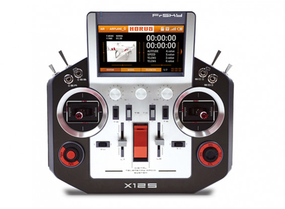 FrSky Horus X12S (EU Version) Accst 2.4GHz Digital Telemetry Radio System (Mode 2) (Silver) (EU Charger)