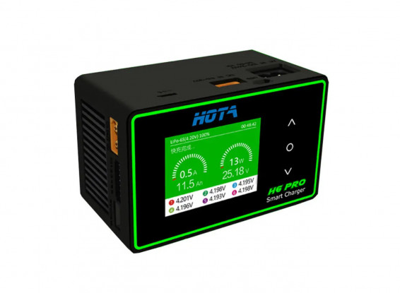 Hota H6 Pro AC/DC 200W AC/700W DC 1~6S Smart Charger (UK Plug) 1