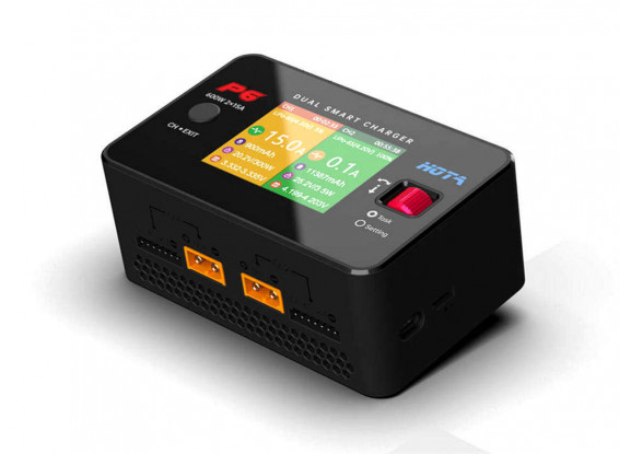 HOTA P6 2 x 300W 1~6S Dual Smart Charger/Discharger (DC Only)