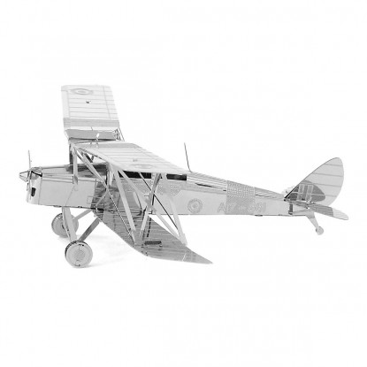 De-Havilland DH82A Tiger Moth Metal 3D Model Kit