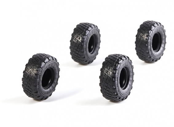 Big Block Tires Ver 3 (4 pcs) - OH35P01 OH35A01 OH32A02 1/35 Rock Crawler Kit
