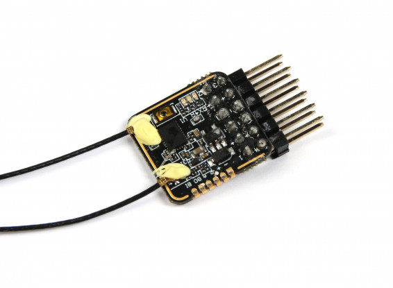 FrSky RX4R 2.4GHz ACCST 4/16CH Micro Receiver w/Telemetry and Smart Port (non EU version)