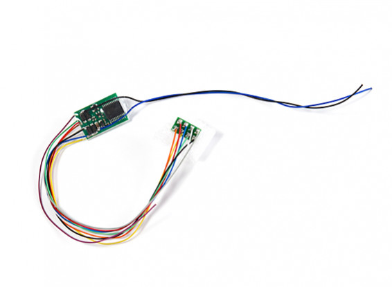 LaisDcc 4 Function Stay Alive 1A DCC Decoder with Trailing NEM 652 Plug