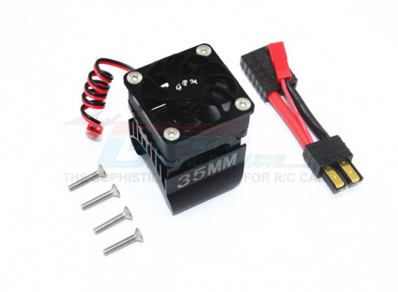 TRAXXAS TRX-4 GPM - Upgraded BK 35mm Motor Heatsink with Cooling Fan (9pc)