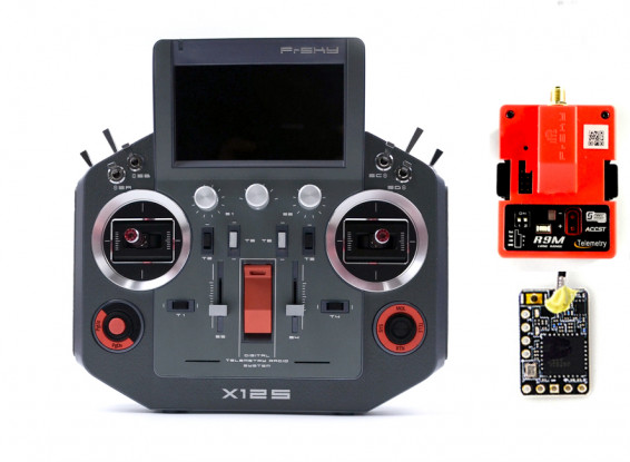 FrSky Horus X12S (EU Ver) ACCST 2.4GHz Digital Tele Radio (M1) (Texture) (UK Plug) w/R9M and R9MM
