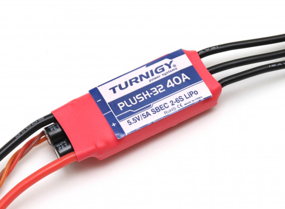 Turnigy Plush-32 40A (2~6S) Speed Controller w/BEC