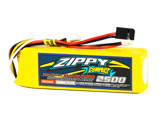 ZIPPY Compact 2500mAh Transmitter Pack (Futaba/JR)