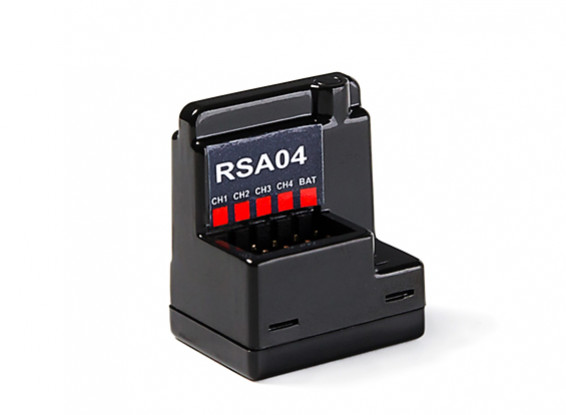 Cooltec RSA04 FH-3/FH-4T 2.4GHz FHSS 4ch Ultra Mini Receiver (Sanwa/Airtronics compatible)