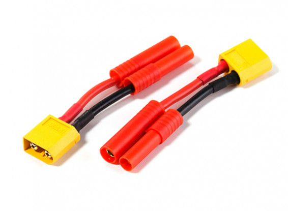 2 Pack XT60 Male RC  to HXT Banana  Male Female Connector 3.5mm 