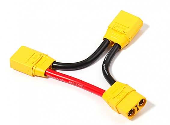XT90 Battery Harness 10AWG for 2 Packs in Series