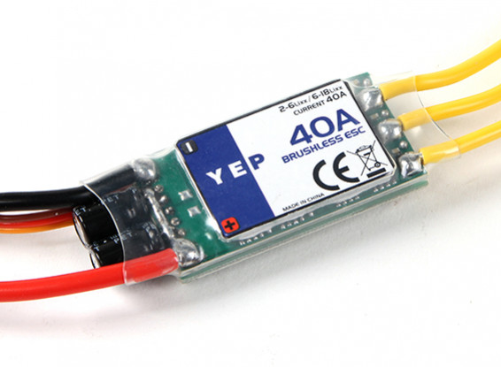 YEP ESC 40A (2~6S) SBEC Brushless Speed Controller