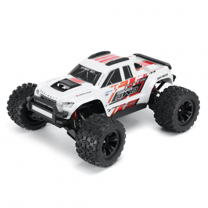 MJX ARR 1 10th Scale 4WD Hyper Go 10208 80km h RC Brushless Stadium Truck w LED Lights White