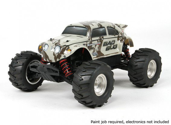 Scratch and Dent Basher 1/16 4WD Mini Monster Truck V2 - Bad Bug (Kit)