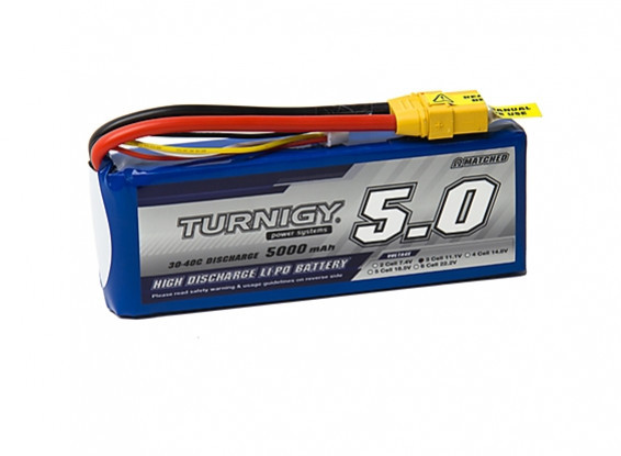 Turnigy 5000mAh 3S 30C Lipo Pack w/XT-90 Bundle Deal