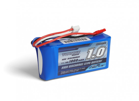 Turnigy 1000mAh 3S 11.1V 40C Lipo Battery