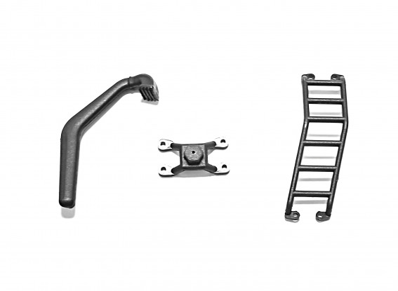 EAZYRC 1/18 Patriot Scale 4x4 Rock Crawler Replacement Ladder and Spare Tire Mount