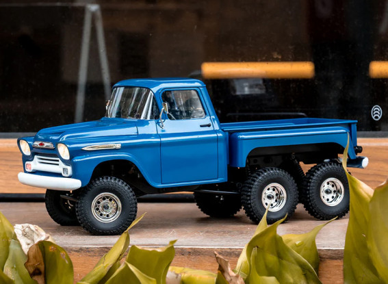 FMS (RTR) 1:18 Chevrolet Apache 6WD Rock Crawler w/Tx, LiPo & Charger (Blue)