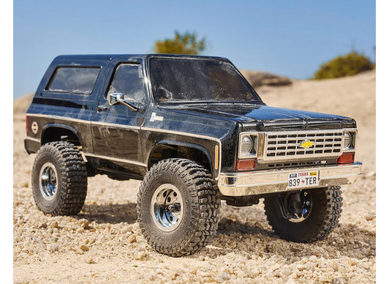 FMS (RTR) 1:24 FCX24 Chevrolet K5 Blazer (Black) 4WD Rock Crawler w/2-Speed Transmission, Tx, LiPo & Charger 
