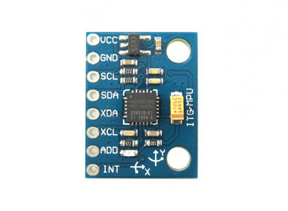 GY-521 MPU-6050 6DOF gyroscope/acceleration module w/ Gimbal Controller Board