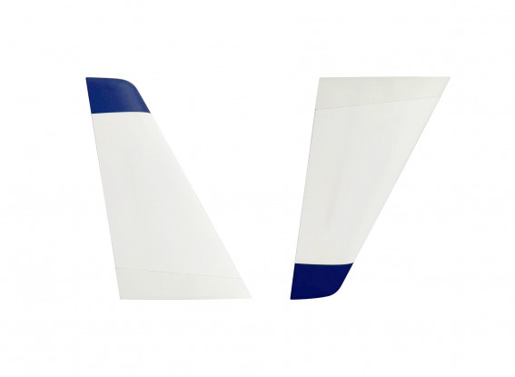 HobbyKing Sports Hawk 105mm EDF Jet Replacement Pre-Painted All-Flying Horizontal Stabilizers (2pcs)