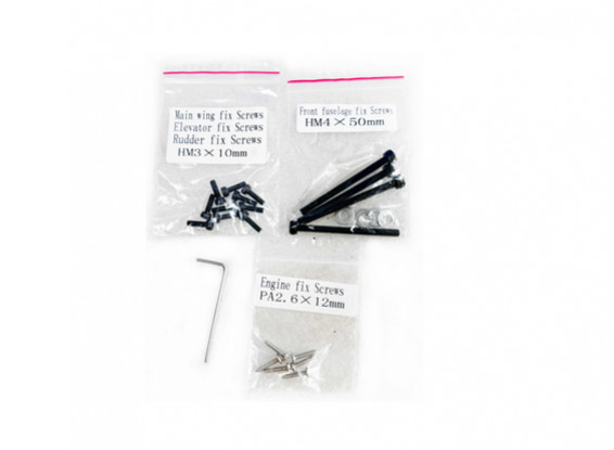 HobbyKing Sports Hawk 105mm EDF Jet Replacement Screw Set w/Hex Key