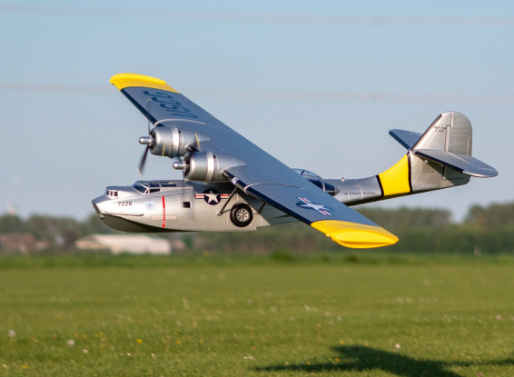 AVIOS (PNF) US Coast Guard PBY Catalina w/Retractable Wing Floats & LED Lights EPO 1900mm Seaplane