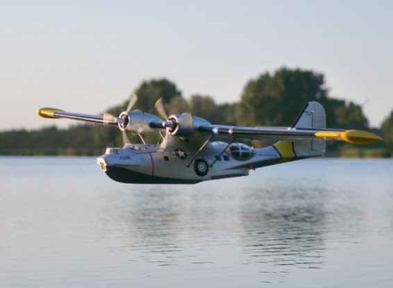 AVIOS (PNF) US Coast Guard PBY Catalina w/Retractable Wing Floats & LED Lights EPO 1900mm Seaplane