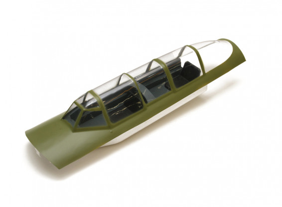 H-King Yak-11 Commemorative Russian WW2 Warbird Replacement Pre-Painted Canopy/Battery Hatch